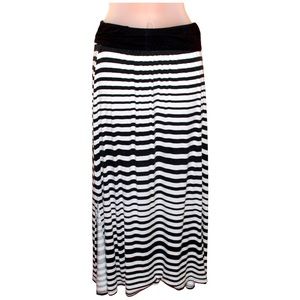 Justice striped maxi skirt teen size 16